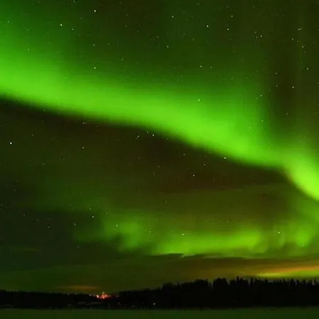 Kaupinmaja, Yllaes, Aekaeslompolo, Lapland - Log With And Fell Scenery Äkäslompolo