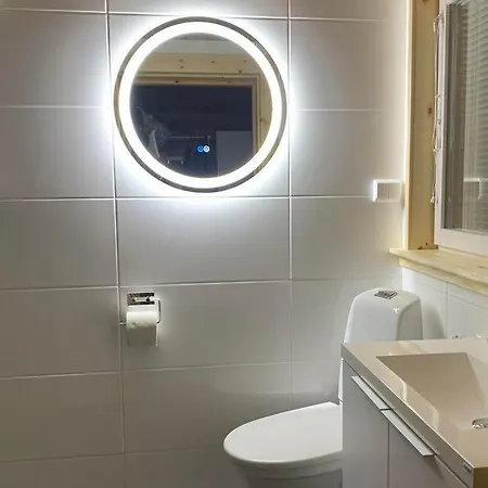 Kaupinmaja, Yllaes, Aekaeslompolo, Lapland - Log With And Fell Scenery Äkäslompolo