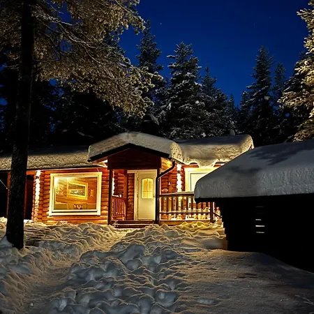 Appartamento Kaupinmaja, Yllaes, Aekaeslompolo, Lapland - Log With And Fell Scenery