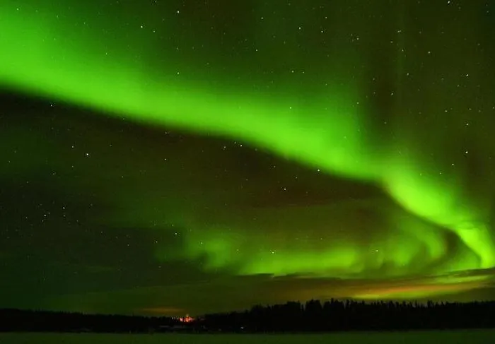 Kaupinmaja, Yllaes, Aekaeslompolo, Lapland - Log With And Fell Scenery Äkäslompolo