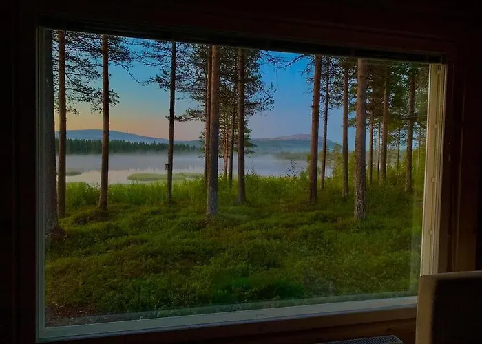 Kaupinmaja, Yllaes, Aekaeslompolo, Lapland - Log With And Fell Scenery Appartamento Äkäslompolo