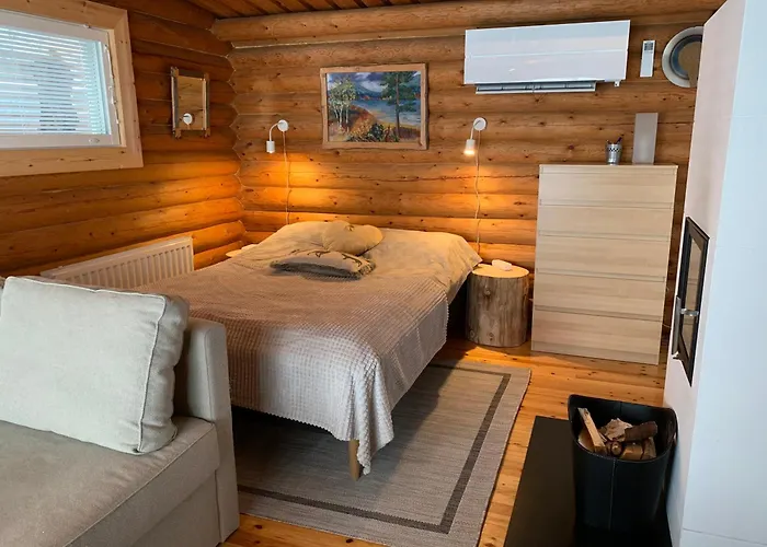 Kaupinmaja, Ylläs, äkäslompolo, Lapland - Log With Lake&fell Scenery Äkäslompolo