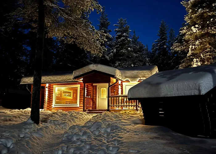 Appartamento Kaupinmaja, Yllaes, Aekaeslompolo, Lapland - Log With And Fell Scenery